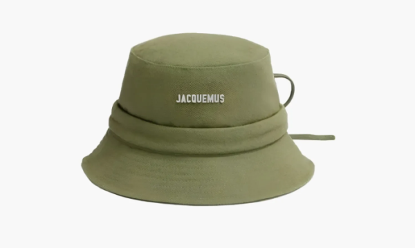 Jacquemus Cotton Hat Olive 