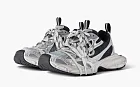 Balenciaga 3XL Sneaker Worn-Out Gradient - Black Silver