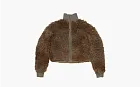 Acne Studios Furry Jacket Brown