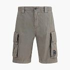 C.P. Company Cotton Gabardine Bermuda Shorts Stone Grey