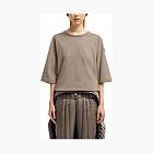 Moncler x Rick Owens Cotton T-Shirt Taupe
