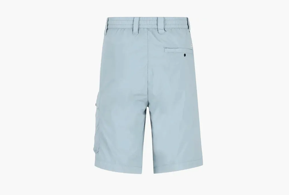 Stone Island Stretch Loose Cargo Shorts Light Blue