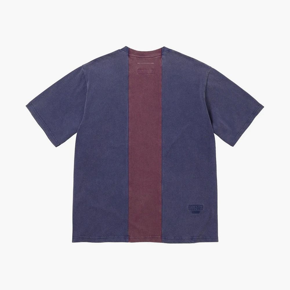 Supreme x MM6 Maison Margiela Split Short-Sleeve Top Navy