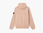 Stone Island Organic Cotton Fleece Hooded Sweatshirt Plaster Pink