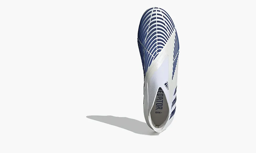 Adidas Predator Edge+ Fg White Hi-res Blue