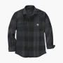 Carhartt 106356 Loose Fit Heavyweight Flannel Long-Sleeve Plaid Shirt Loose Fit 