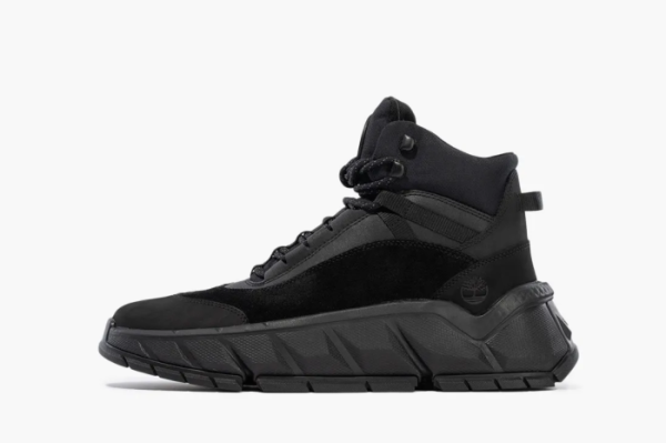 Timberland Turbo Low Hiking Sneaker Black Nubuck 