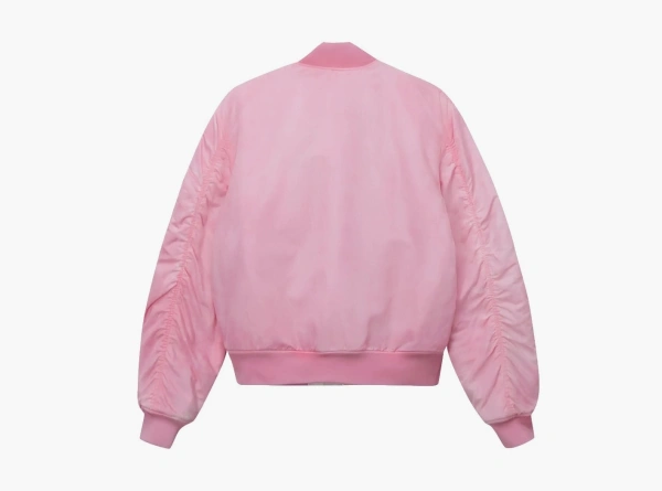 Stussy Dyed Nylon Bomber Pink 