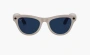Ray-Ban Meta Skyler Sunglasses Shiny Chalky Gray / Transitions Sapphire (Size 52) 