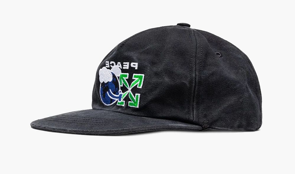 Off-White Peace Worldwide Cap Black