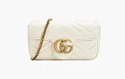 Gucci GG Marmont Matelasse Super Mini Bag White