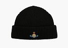 Vivienne Westwood Sporty Beanie Wool Black