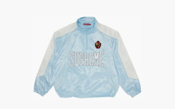Supreme Satin Piping Pullover Light Blue 