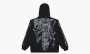 Travis Scott X Fragment Skeleton Graffiti Full Zip Hoodie Multi 