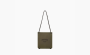 Hermes Cotton Shoulder Bag Regular "Khaki" 