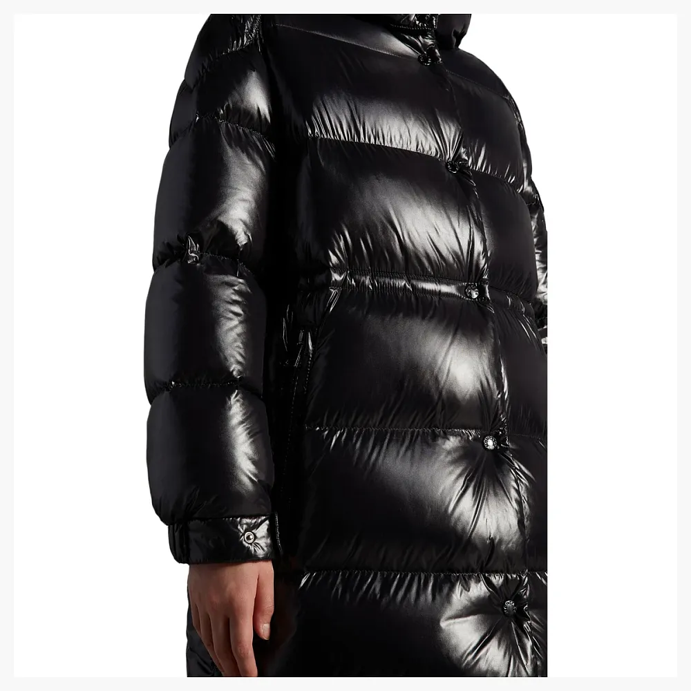 Moncler Cavettaz Long Down Jacket WMNS Black