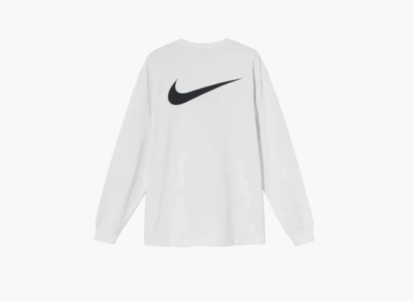 Stussy x Nike Crossover Round Neck Pullover Long Sleeve White  Stussy x Nike Crossover Round Neck Pullover Long Sleeve White