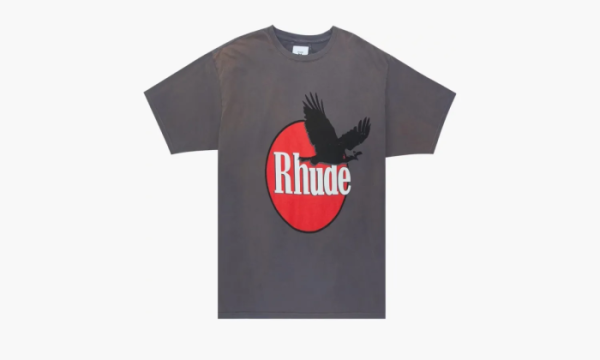 RHUDE Eagle Logo Tee Vintage Grey 