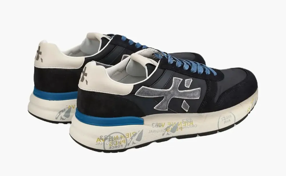 Premiata Sneaker Blau Herren Blue