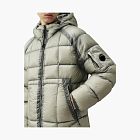 C.P. Company D.D. Shell Hooded Down Puffer Jacket Grey