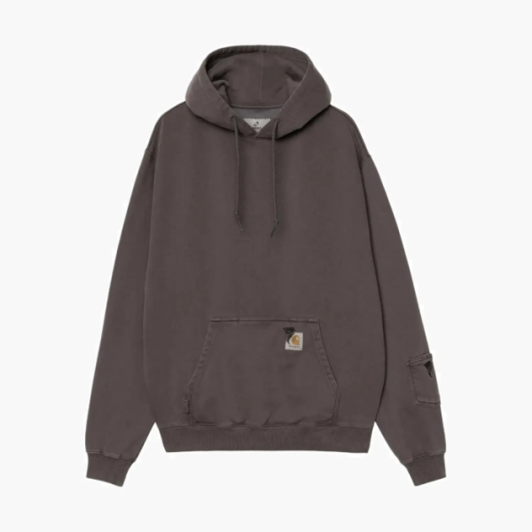 Carhartt WIP x Invincible FW24 Hooded Pigment Dyed Sweatshirt logo 
