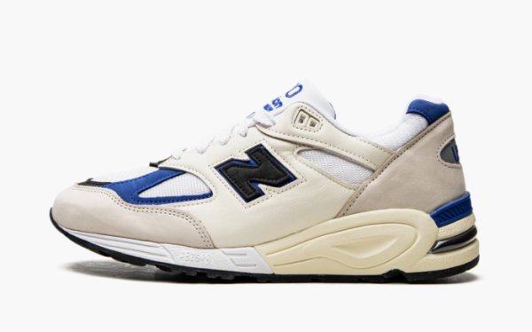 New Balance 990v2 Made in USA x Teddy Santis White Blue 