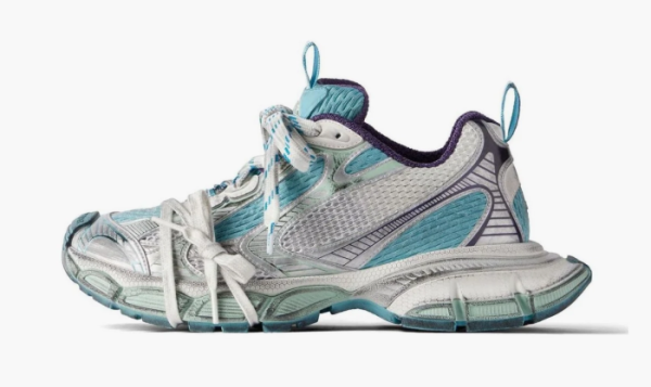 Balenciaga 3XL Sneaker WMNS Worn-Out - White Light Blue 