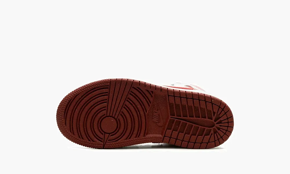 Air Jordan 1 Mid SE White / Lobster / Dune Red / Sail / Vachetta Tan