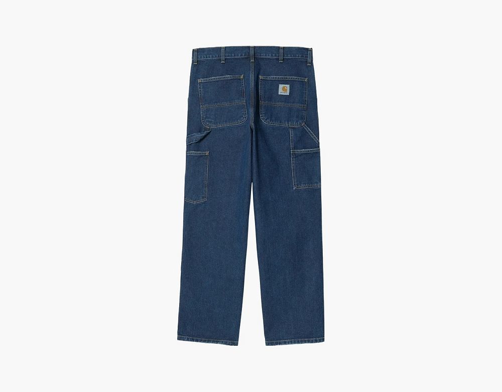 Carhartt WIP Double Knee Pant Blue Denim