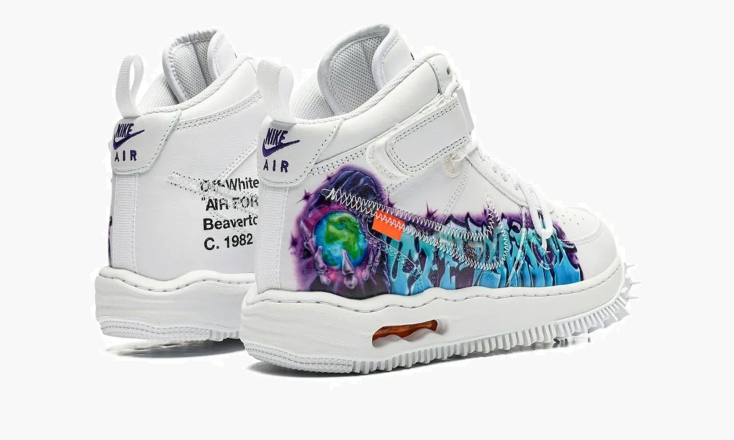 Air Force 1 Mid "Off-White - Graffiti White" 