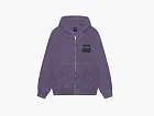 Stussy Dice Zip Hoodie Pigment Dyed Grape