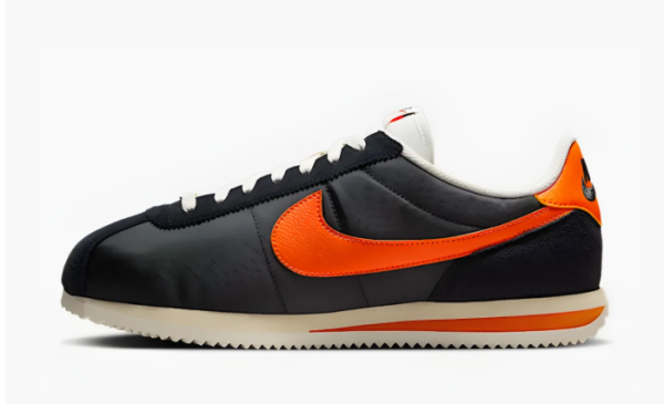 Nike Cortez TXT Black Safety Orange 