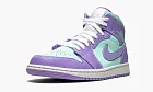 Air Jordan 1 Mid Purple Aqua