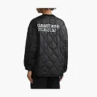 Carhartt WIP Quilted Liner Jacket Black Collarless