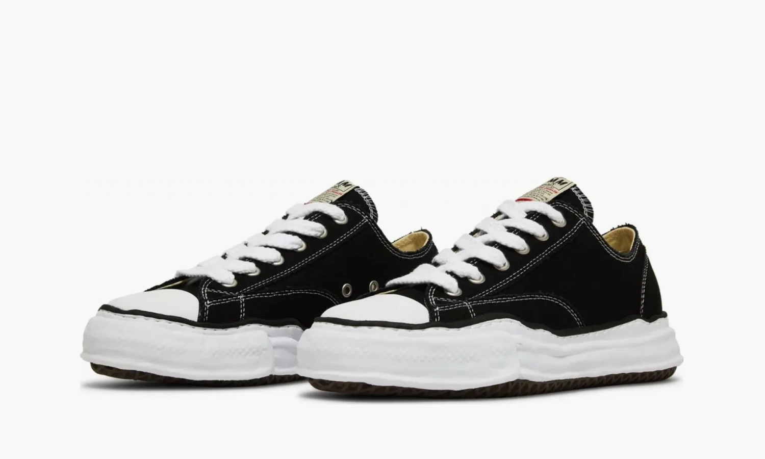 Maison Mihara Yasuhiro Peterson OG Sole Canvas Low 'Black' 