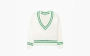 Sporty & Rich Cable-knit Cotton Jumper Ecru 