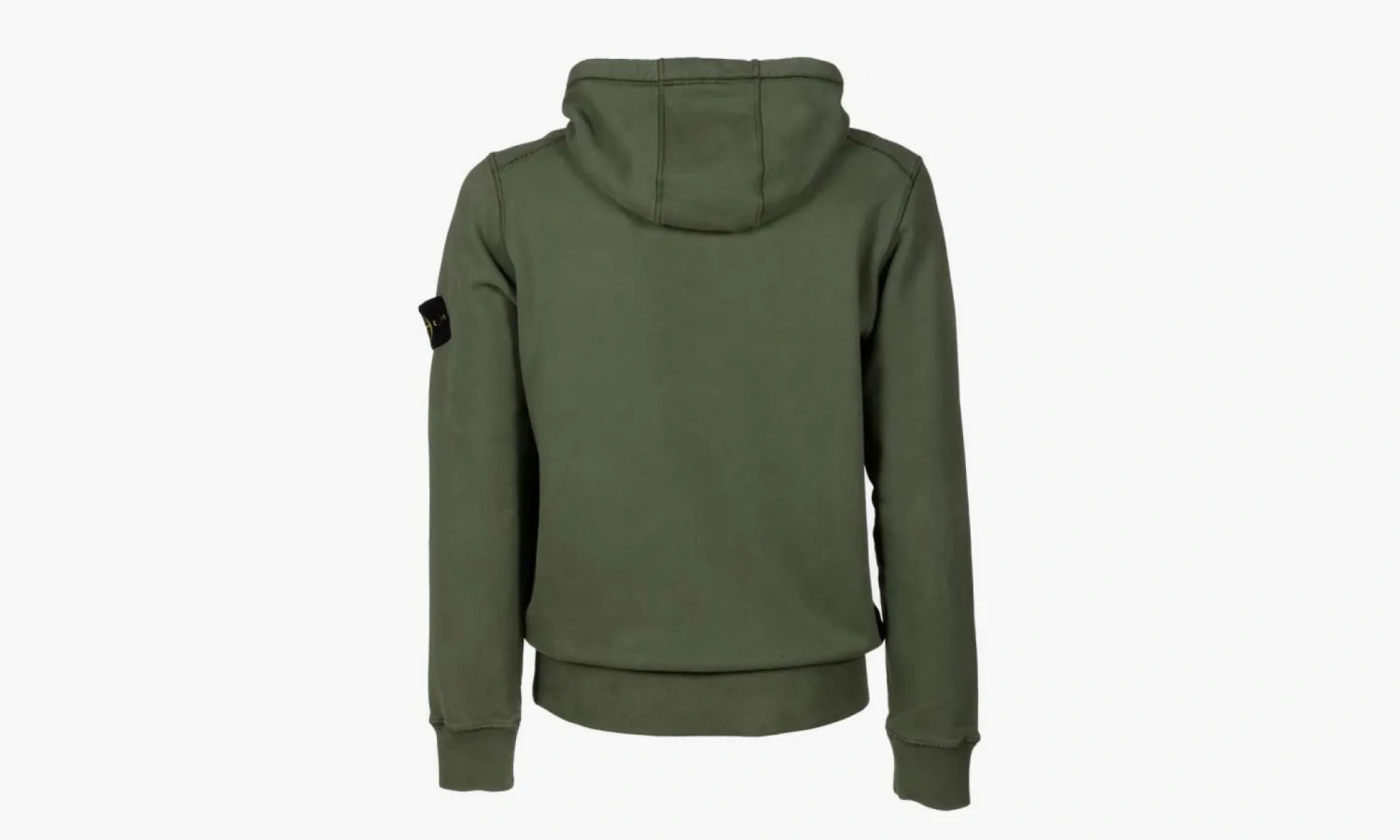 Stone Island Garment Dyed Popover Hoodie Sage 
