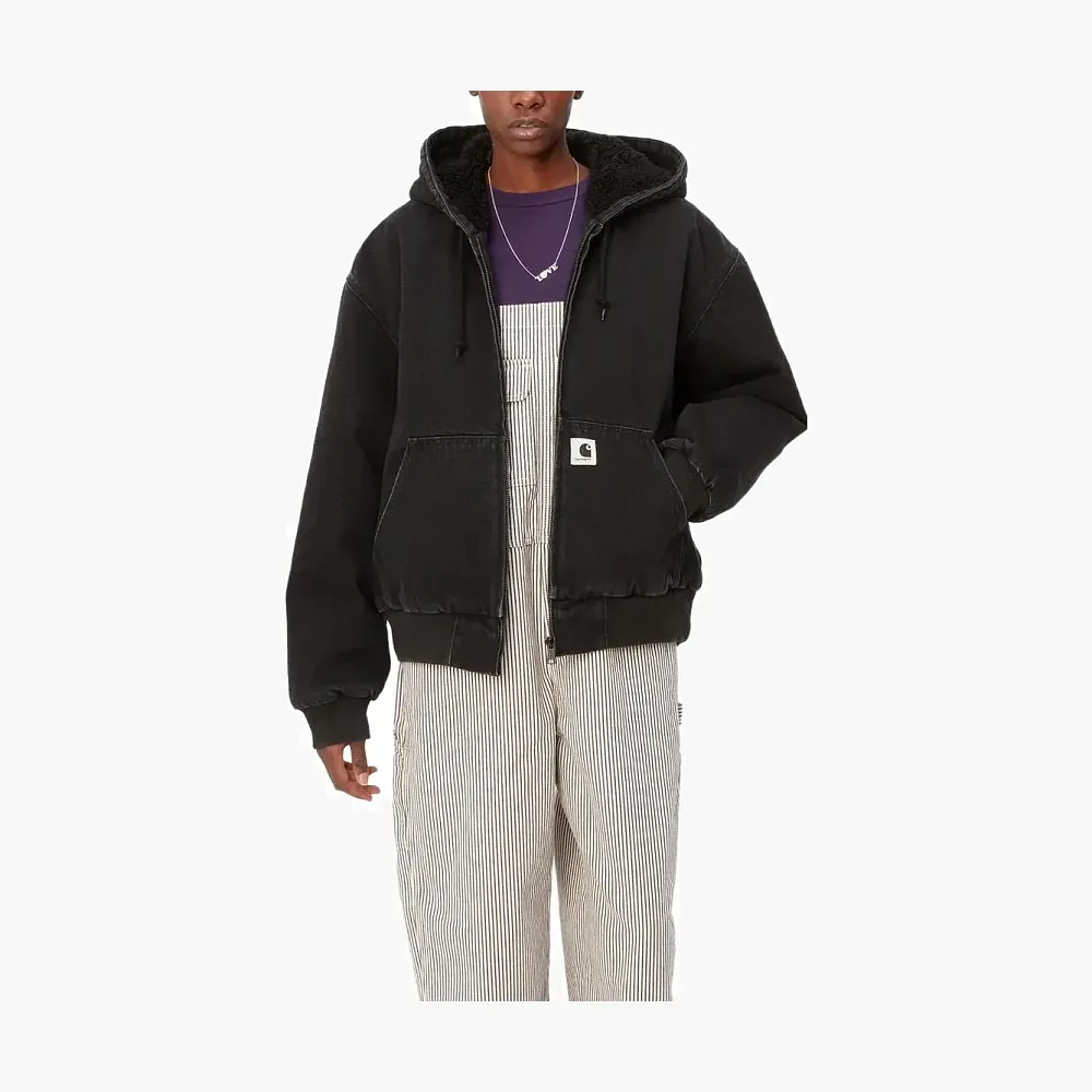 Carhartt WIP Elliot Hooded Liner Jacket Black