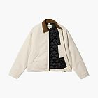 Carhartt WIP OG Detroit Jacket Cream Brown Collar