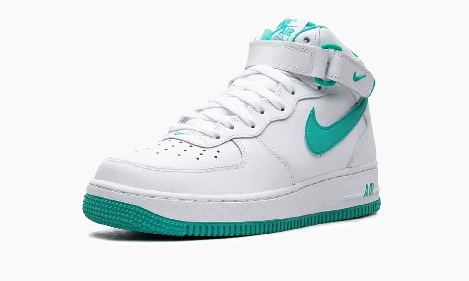 Air Force 1 Mid "Clear Jade" 