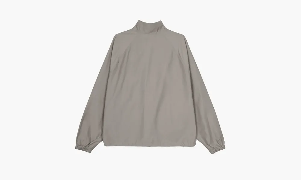 Fear Of God Essentials Half Zip Track Jacket Cement