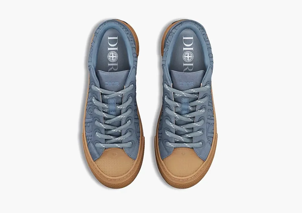 Stone Island x Dior B33 Skateboard Shoes Blue