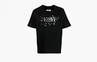 MM6 Maison Margiela Destroyed Logo Print T-Shirt Black