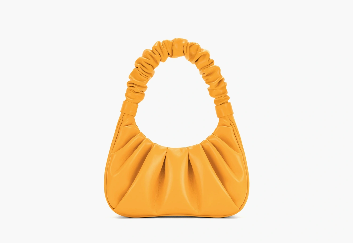 JW PEI Gabbi Ruched Hobo Handbag Candied Orange 