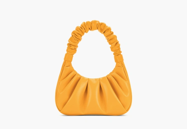 JW PEI Gabbi Ruched Hobo Handbag Candied Orange 