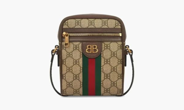 Gucci X Balenciaga The Hacker Project Shoulder Zip Bag Beige 