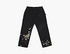 Carhartt Double Knee Floral Carpenter Pants Black