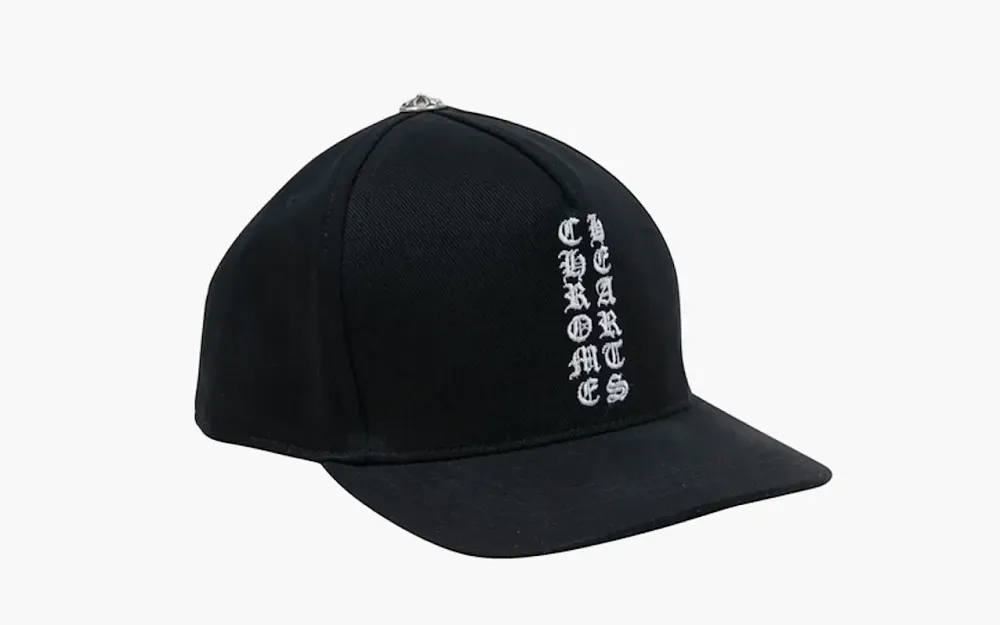Chrome Hearts Vertical Logo Hat Black