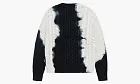 Stussy FW23 Tie Dye Fisherman Sweater Black