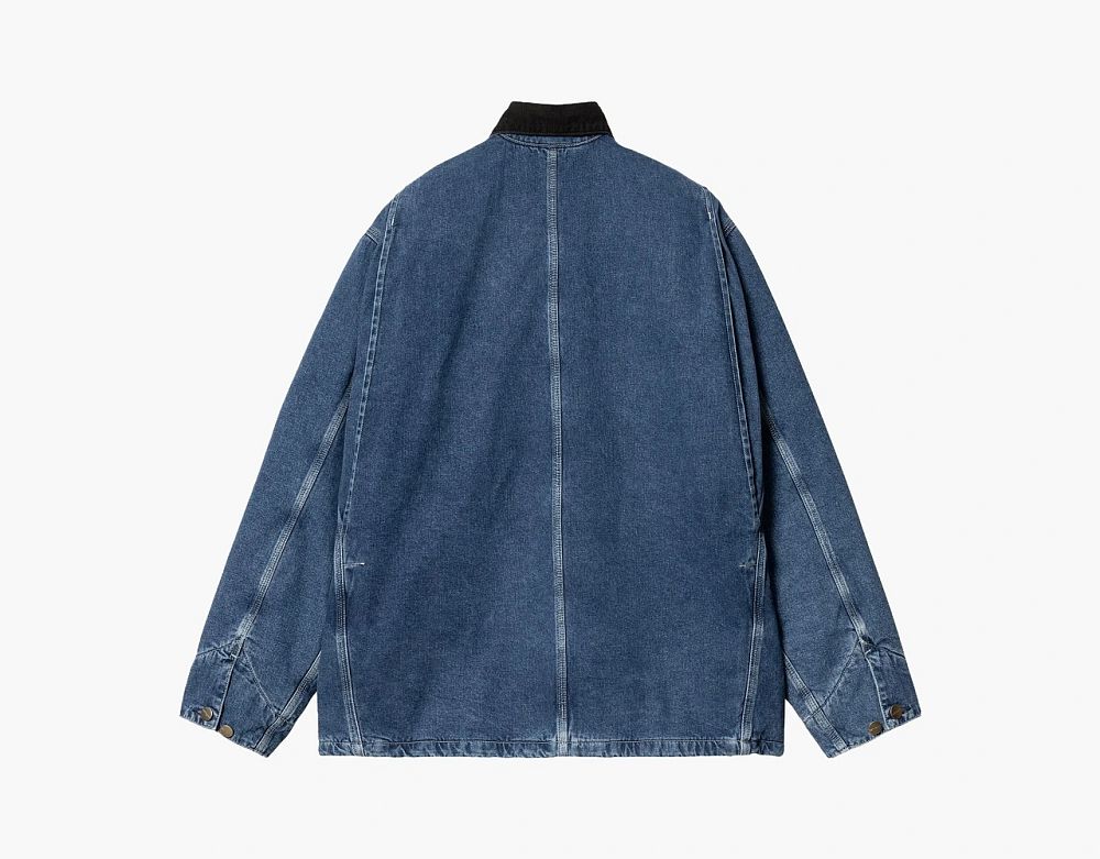 Carhartt WIP Michigan Chore Coat Blue Denim